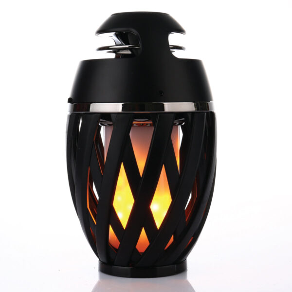Bluetooth Flame Speaker with 5 ft Pole